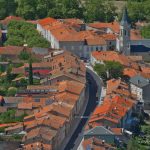Centre village de Dourgne depuis St-Stapin