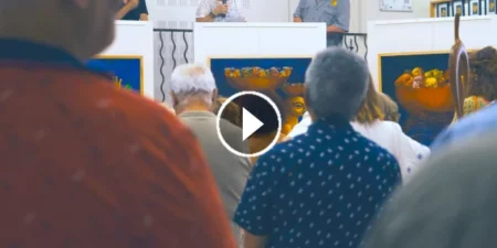 Inauguration de l'exposition L'Art s'affiche à Dourgne, édition 2025