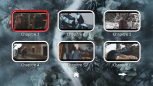 Authoring-DVD : écran des chapitres