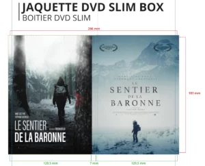 Jaquette du boîtier du DVD du Film Le sentier de la Baronne