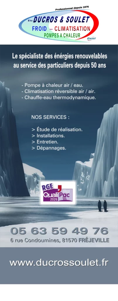 Roll-up pour la société Ducros & Soulet Roll-up pour la société Ducros & Soulet