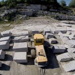 Tournage vidéo avec drone à la carrière Plo au Sidobre