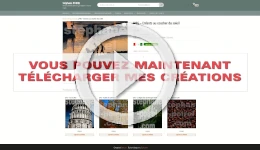 Clip vidéo de promotion d'une nouvelle galerie de photos