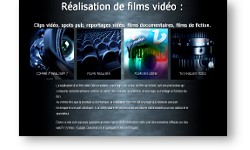 Site web d'information sur les techniques de réalisation audiovisuelle pour films vidéo, reportages, documentaires, spots pub, clips vidéo.