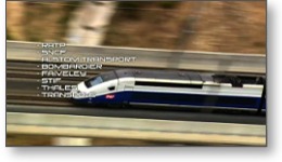 Film LGM acitivté ferroviaire (TGV - SNCF)