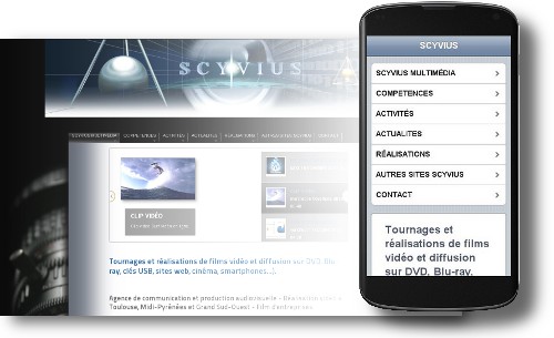 Optimisation de l'affichage d'un site web pour un smartphone