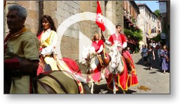 Reportage vidéo des fêtes médiévales du Grand Fauconnier à Cordes-sur-Ciel