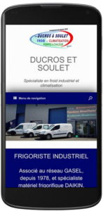Site web Ducros et Soulet responsive design