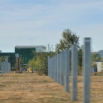 Chantier de panneaux photovoltaïques à Toulouse