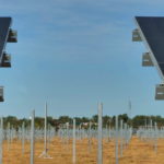 Détail chantier de panneaux photovoltaïques à Toulouse