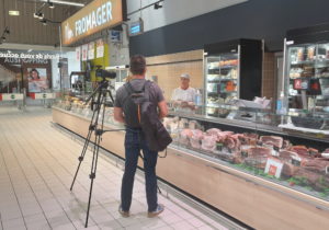 Tournage vidéo Auchan