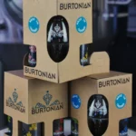 Séance photo chez Burtonian : cartons de bières